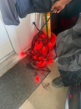 Red Outdoor String Lights